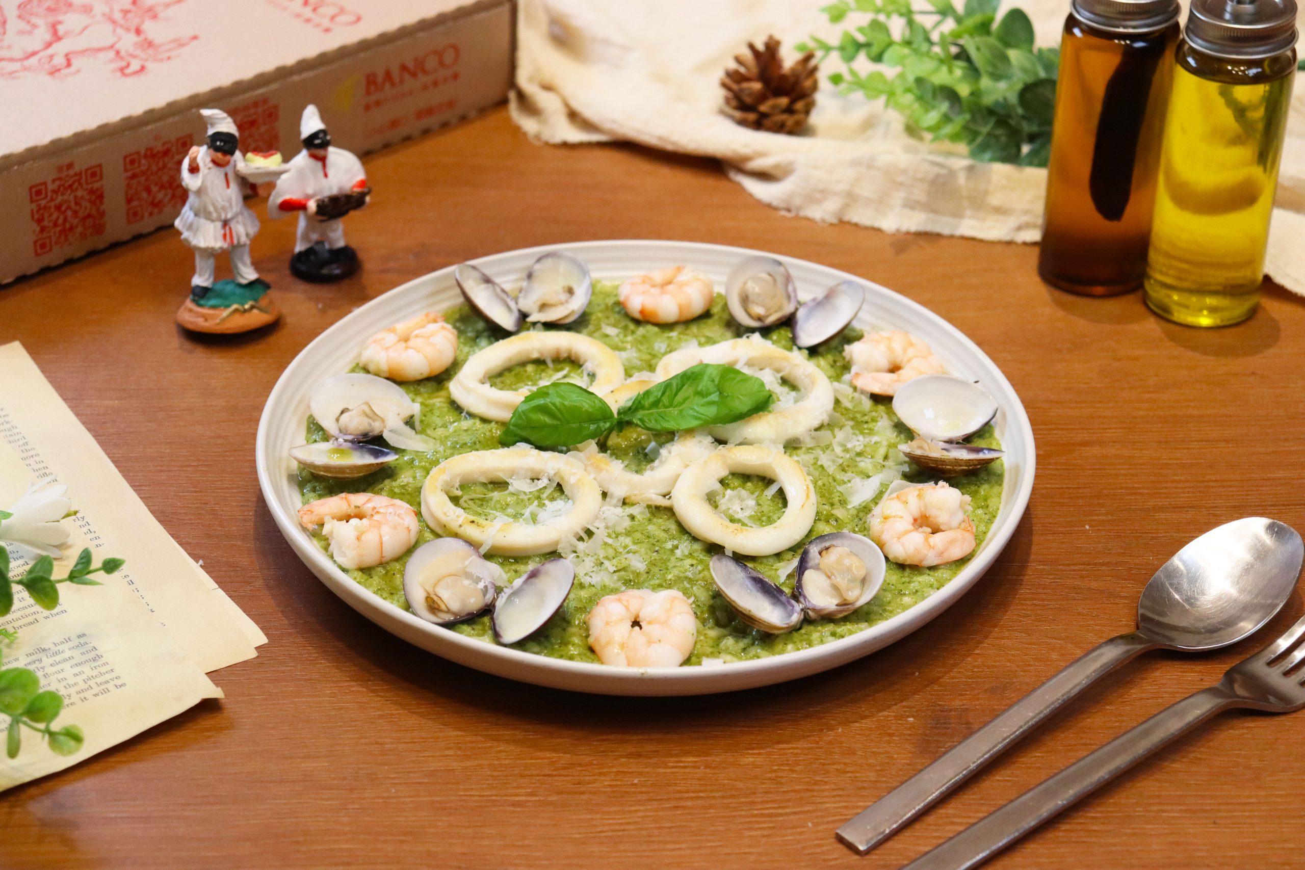 青醬海鮮燉飯
